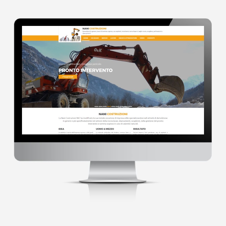 Realizzazione siti internet per attività lavorative in Valtellina